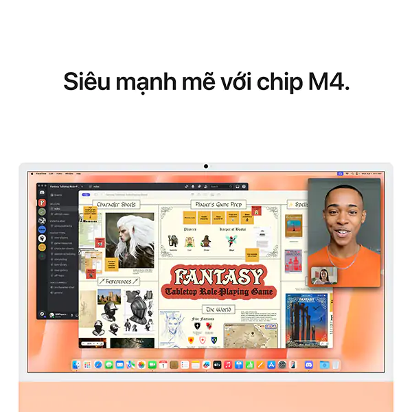 iMac M4 2024 24 inch 8CPU 8GPU 16GB 256GB SSD | Chính hãng Apple